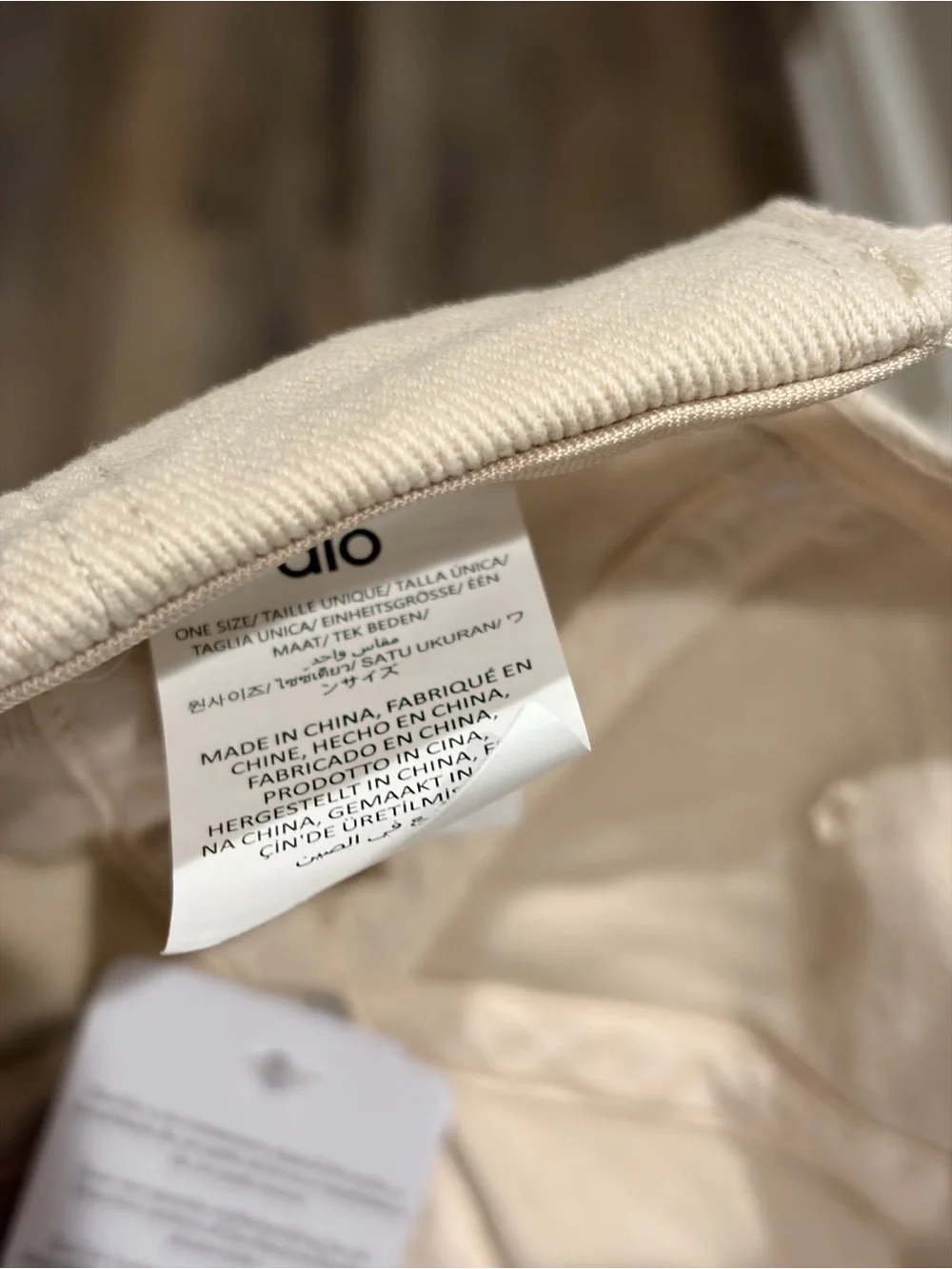 ALO Yoga Washed Off-Duty Cap Sand Dollar